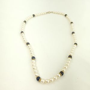 Faux Pearl Bead Necklace